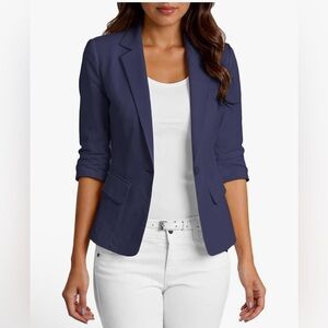 Mina Self Navy Blazer